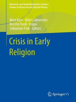 cover image of Crisis in Early Religion